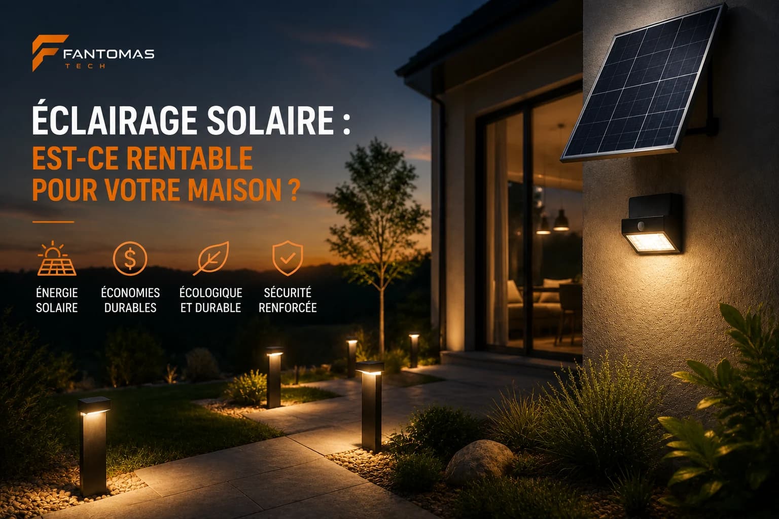 Éclairage solaire : est-ce rentable pour votre maison ?