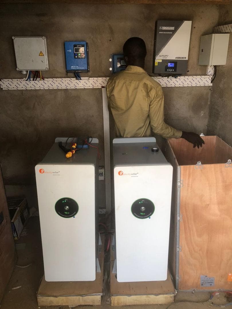 Batteries de stockage pour installation solaire